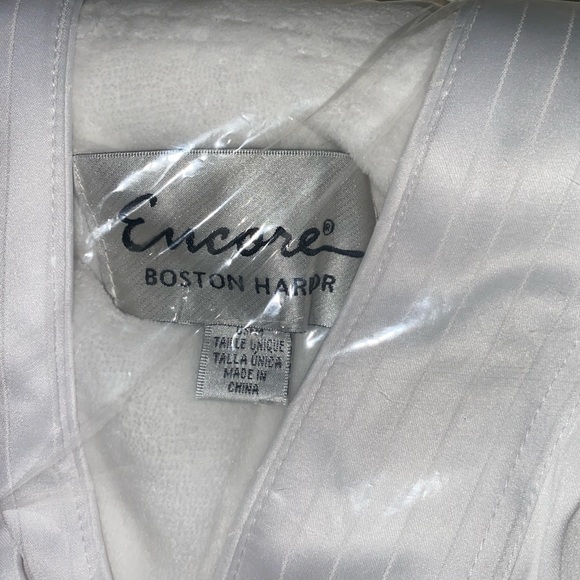 BathRobe Signature Spa Plush Soft White Kimono Luxury Unisex one size - Picture 5 of 7